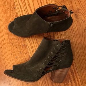 Lucky Brand Booties, Green